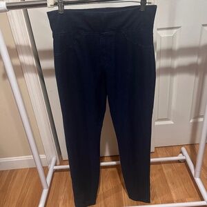 High Waist Leggings A New Day Size Medium Blue Jean Stretch